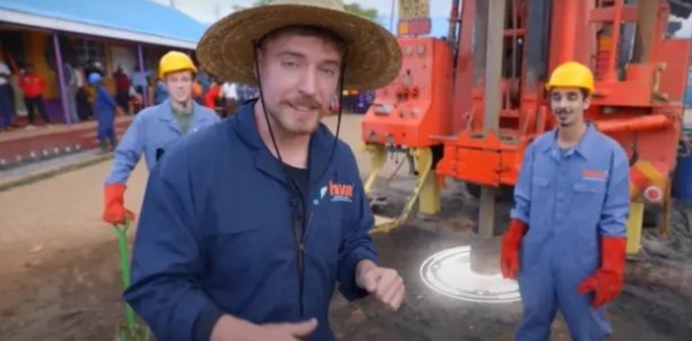 El influencer Mr. Beast construyó 100 pozos de agua potable en África: “Si nadie lo hace, lo hago yo”