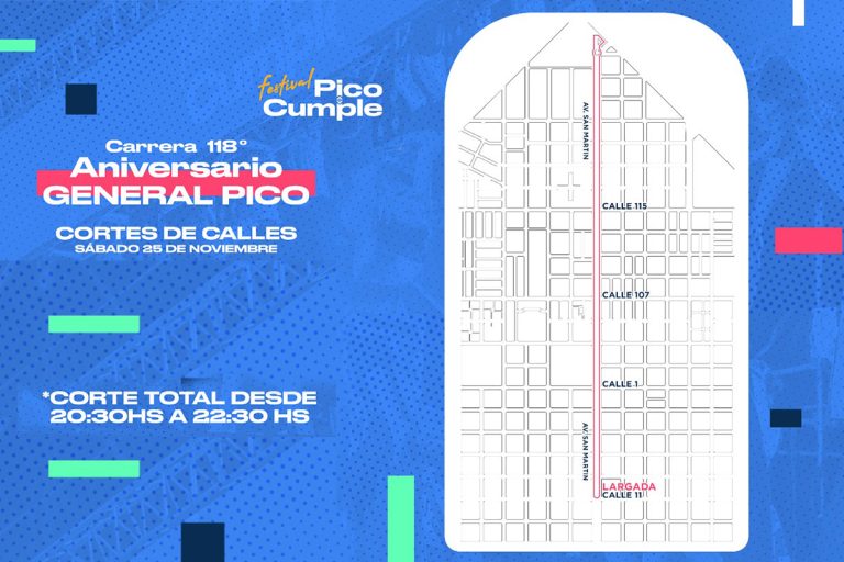 Estas serán las calles que estarán cortadas por la carrera nocturna de mañana sábado