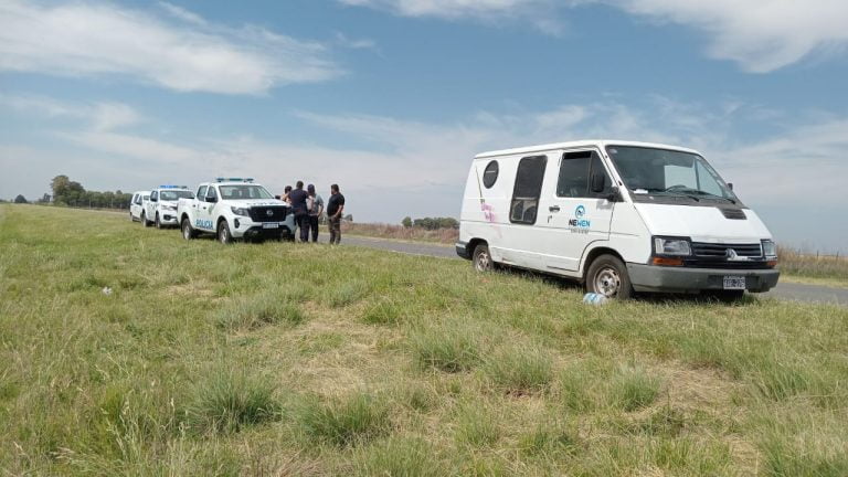 General Pico: robaron Trafic cargada de mercadería y fue hallada en ruta provincial 1 entre Pico y Alvear