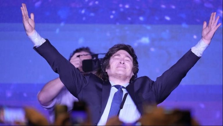 Javier Milei es el nuevo presidente de Argentina