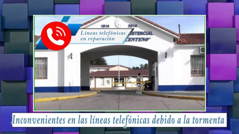 Atención: Problemas con las líneas telefónicas en el Hospital Gobernador Centeno