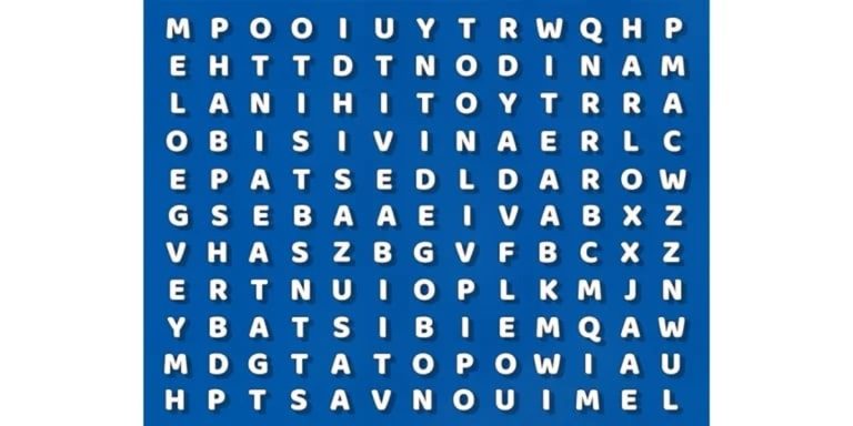 Reto visual del día: encontrá la palabra “DANZA”
