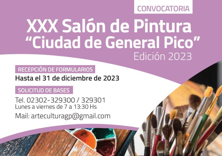Últimas horas para inscribirse al XXX salón de pintura