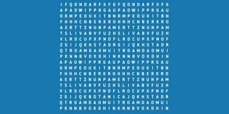 Reto visual del día: encontrá la palabra “BOTÁNICA” en la sopa de letras
