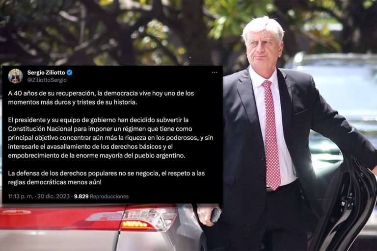El Gobernador Ziliotto criticó las reformas de Milei: “Una amenaza a la democracia y los derechos populares”