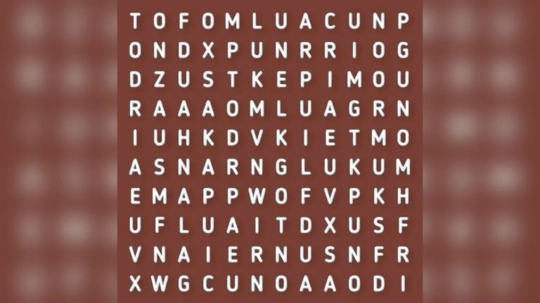 Reto visual del día: encontrá la palabra “CAFÉ” en 9 segundos