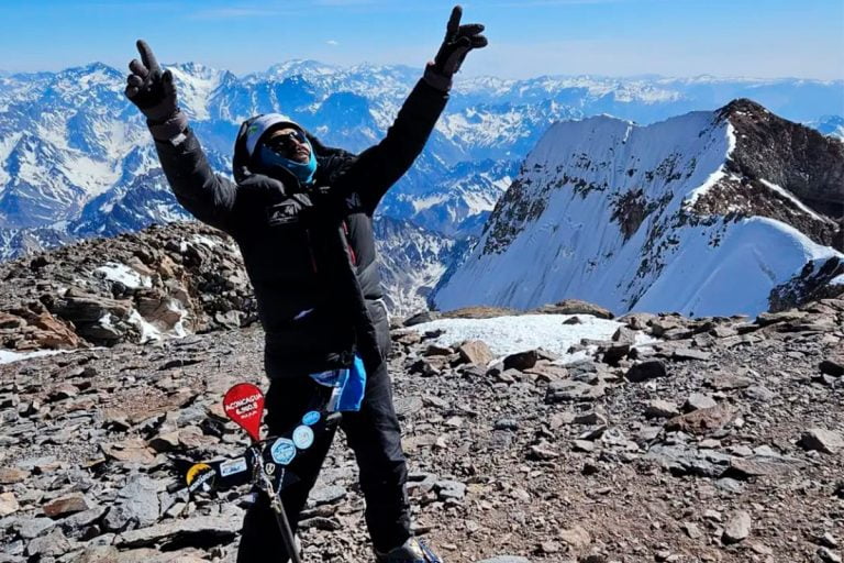 En la “Cima del Sueño”: la conquista del Aconcagua por un valiente grupo de montañistas de General Pico