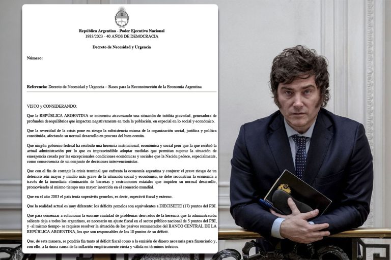 El mega decreto completo de Javier Milei: qué dicen los 366 artículos del DNU que firmó el Presidente para desregular la economía
