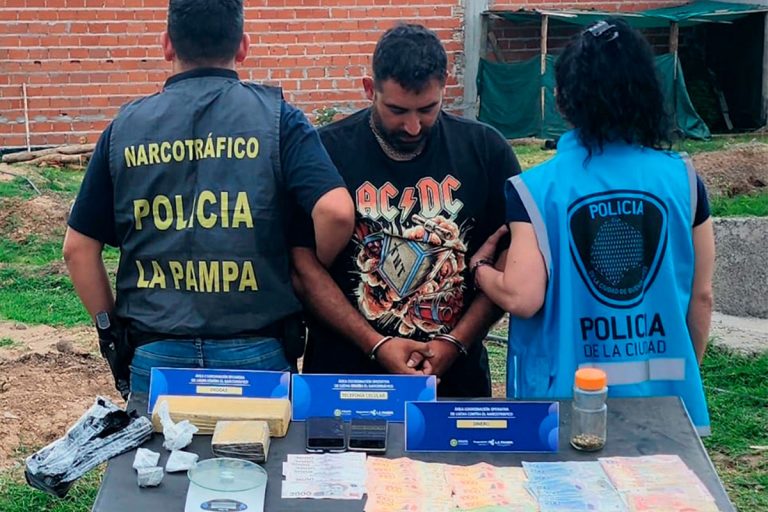 Desarticulan red de tráfico de drogas a La Pampa con raíces en el conurbano