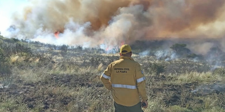 En 2023 hubo 124 focos de incendios en La Pampa que afectaron más de 83 mil hectáreas