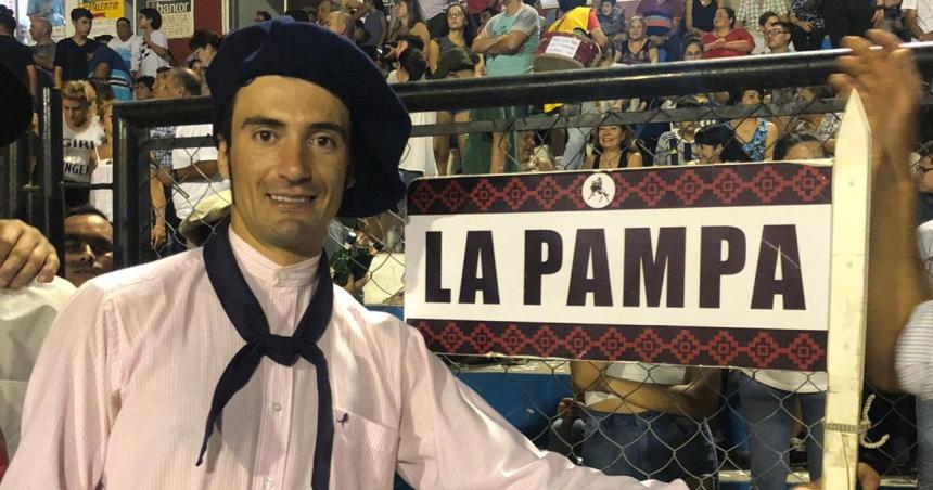 El pampeano “Tato” Ramos cosechó el mejor puntaje de la noche en gurupa