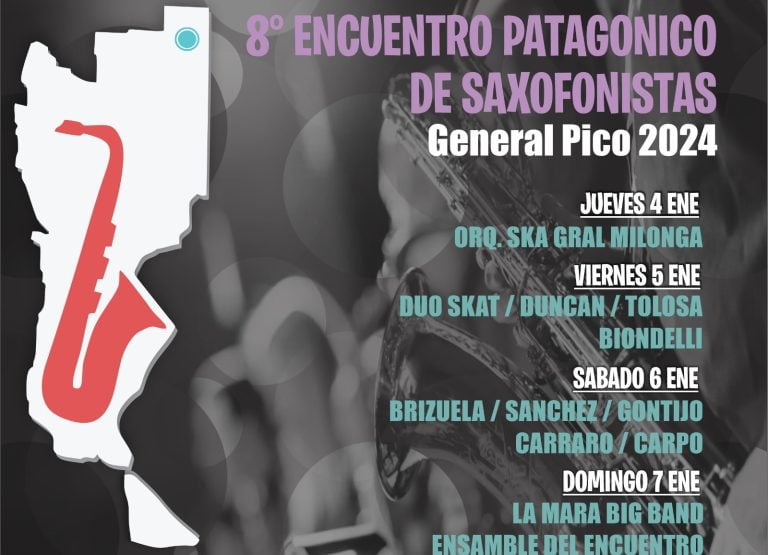 Se viene el 8° encuentro patagónico de Saxofonistas