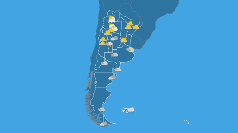 Alerta meteorológico por fuertes tormentas en el norte de La Pampa