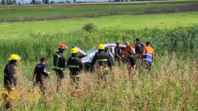 Dieron a conocer el estado de salud de las personas involucradas en el vuelco a 7 kilómetros de General Pico