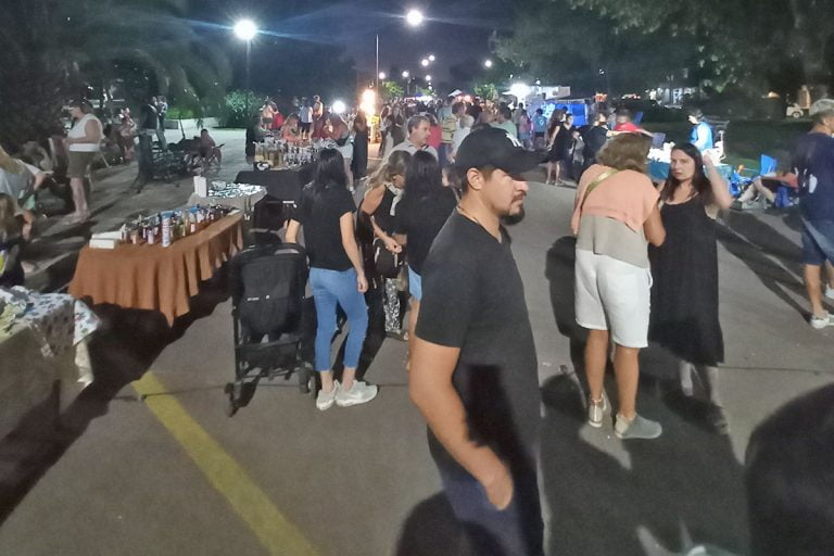Exitosa feria de artesanos y emprendedores alvearenses