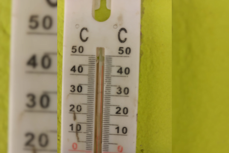 El pronóstico se cumplió: 45° en Puelches durante esta tarde