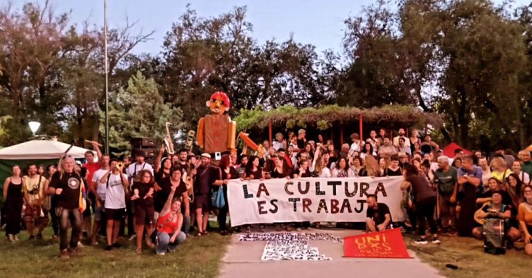 Hacedores culturales piquense se manifestaron en contra del desfinanciamiento al sector: “La Cultura es trabajo”