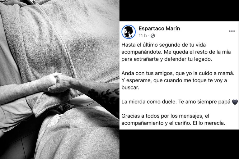 El adiós de Espartaco Marín a su padre: un mensaje de amor y legado en tiempos de duelo