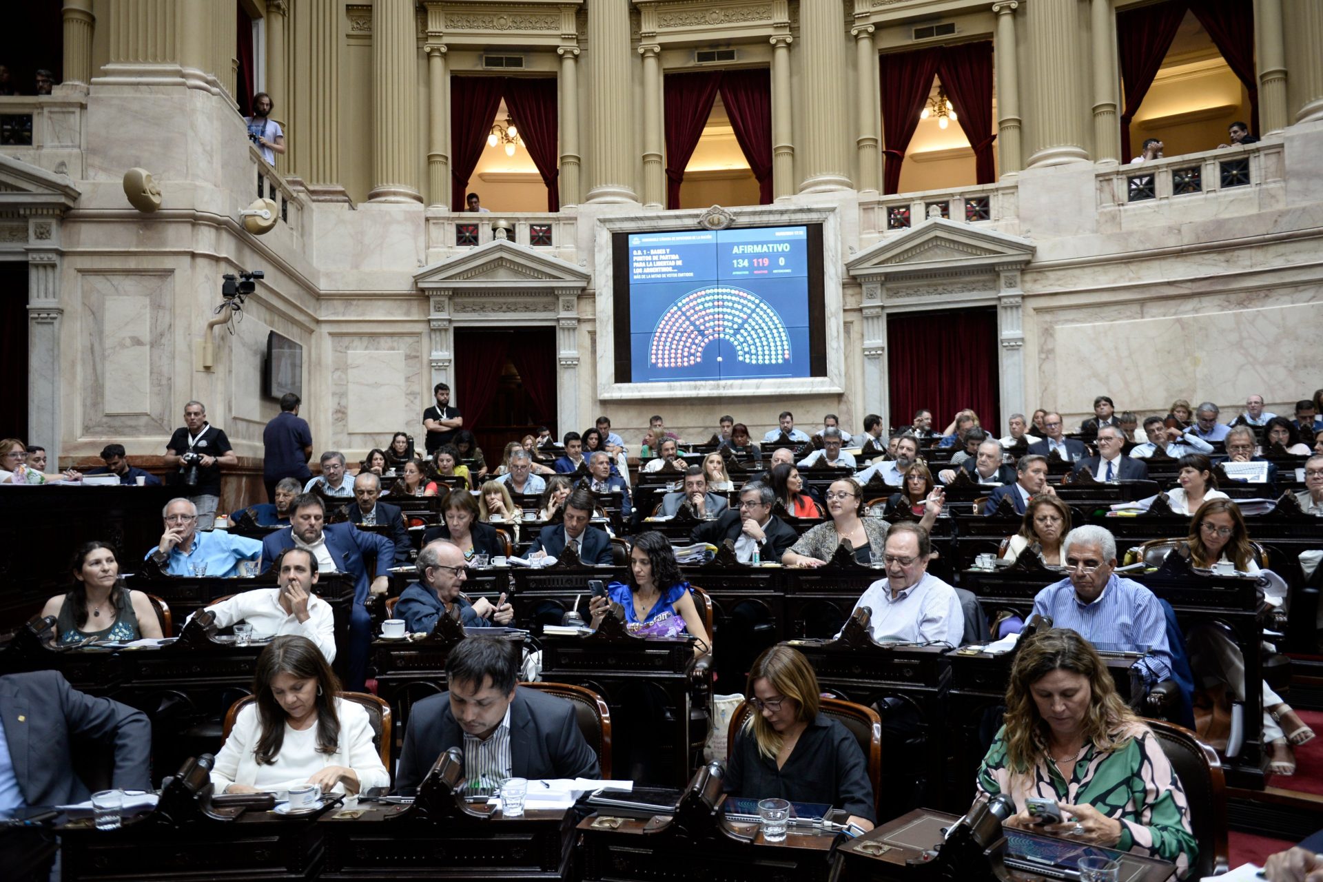 Vuelve a comisión el proyecto de ley “Bases” y se debe empezar a tratar de nuevo