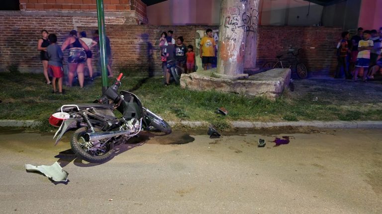 Uno de los adolescentes accidentados ayer en General Pico se encuentra en estado crítico