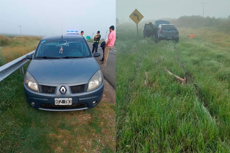 Accidente en cruce Ruta N° 9 y 188: dos vehículos involucrados sin heridos