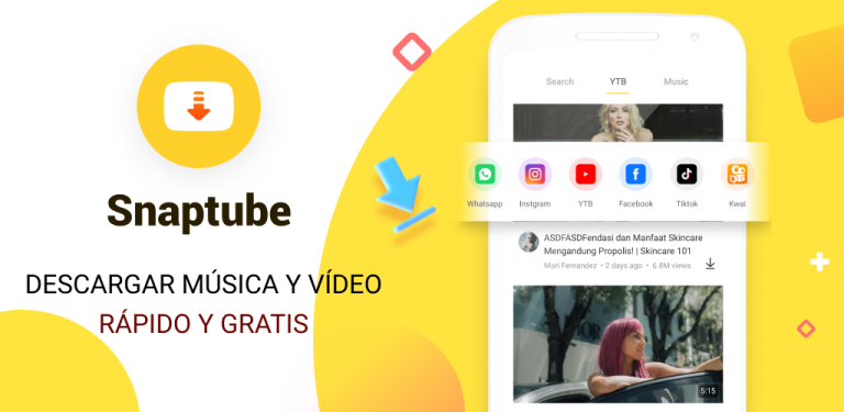 Snaptube: La Mejor App de Descargar Música Gratis Rápido y Seguro