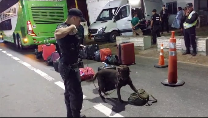 Puesto caminero de Catriló: Decomisaron más de 7 kilos de cocaína provenientes de Retiro