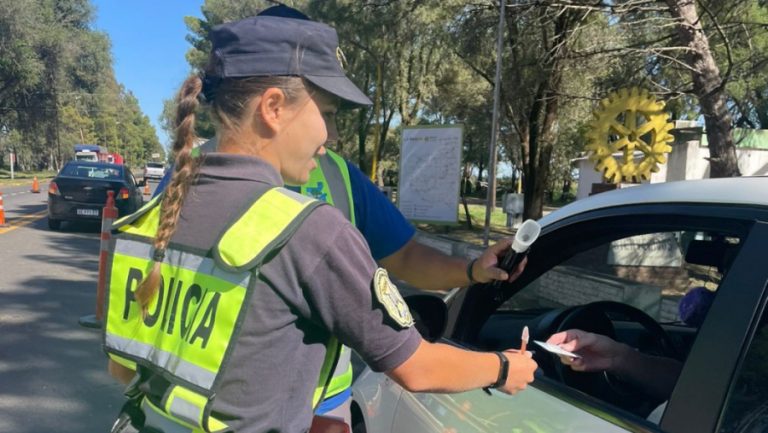 Constataron 20 infracciones por alcoholemias positivas durante el fin de semana