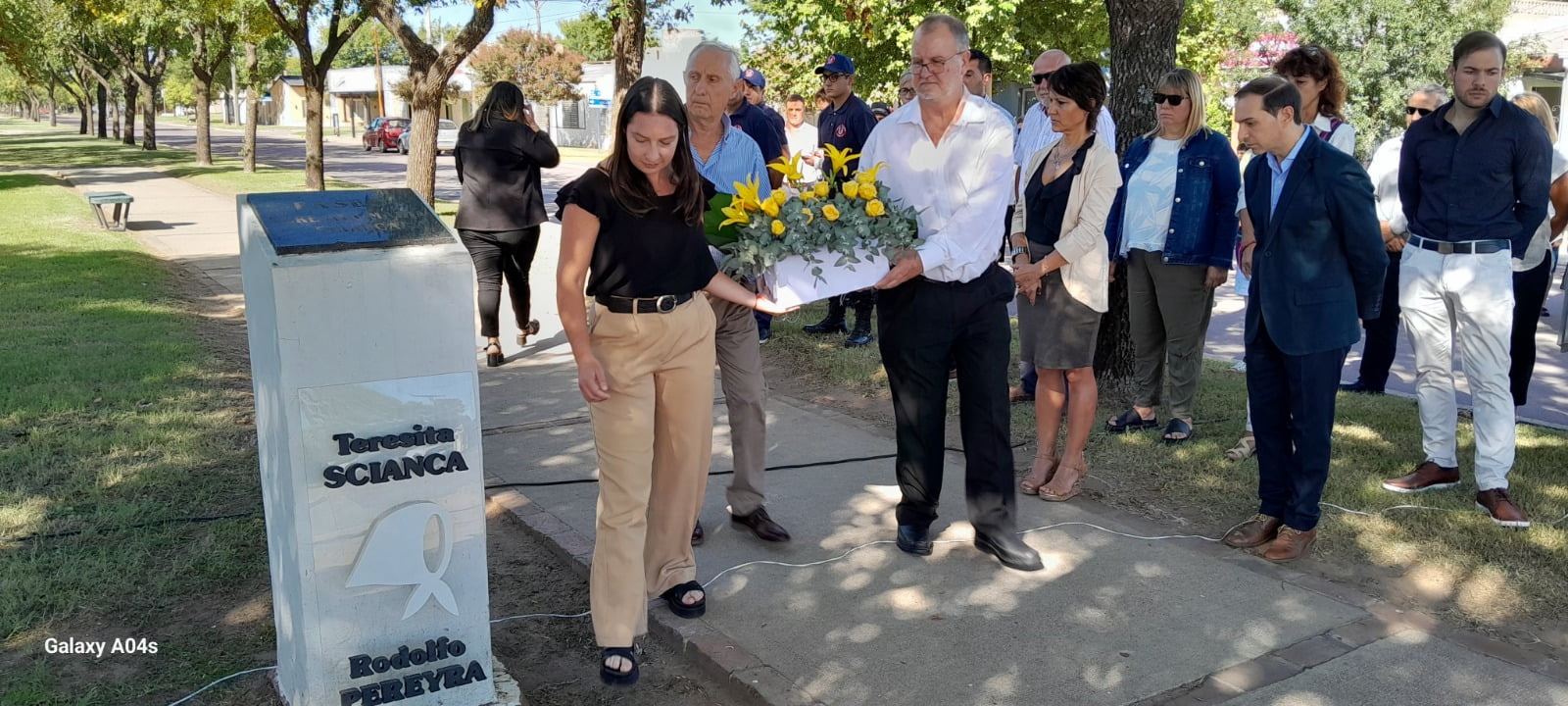 “Recordar a las víctimas es recordar que nos debemos un país más justo”, recordó el sobrino de Teresita Scianca en el acto del 24M en Alvear