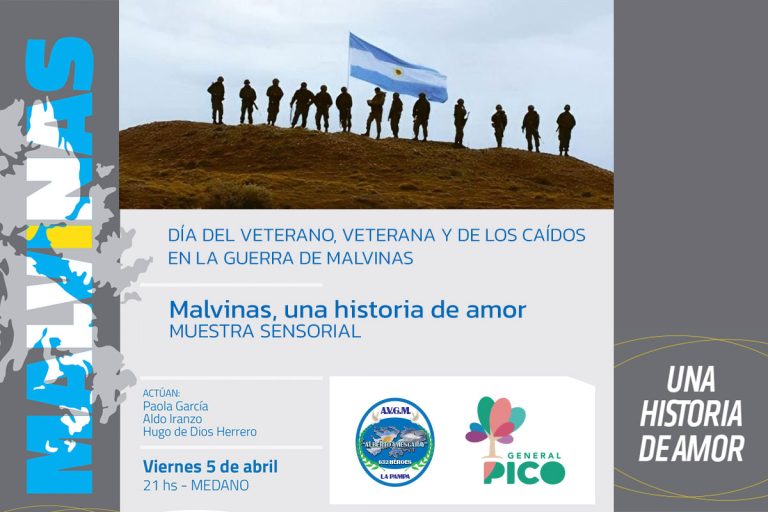 General Pico homenajea a los héroes de Malvinas con una muestra sensorial única: “Malvinas, una historia de amor”