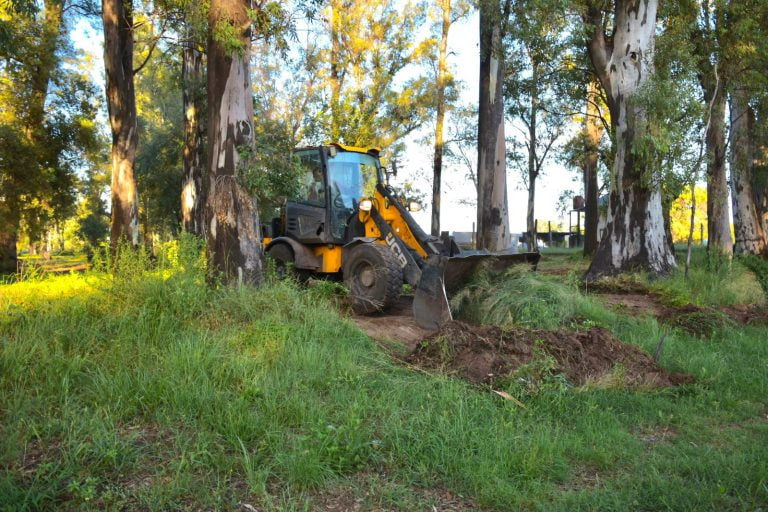 Realizan mejoras en el “pulmón verde” del barrio Carlos Berg