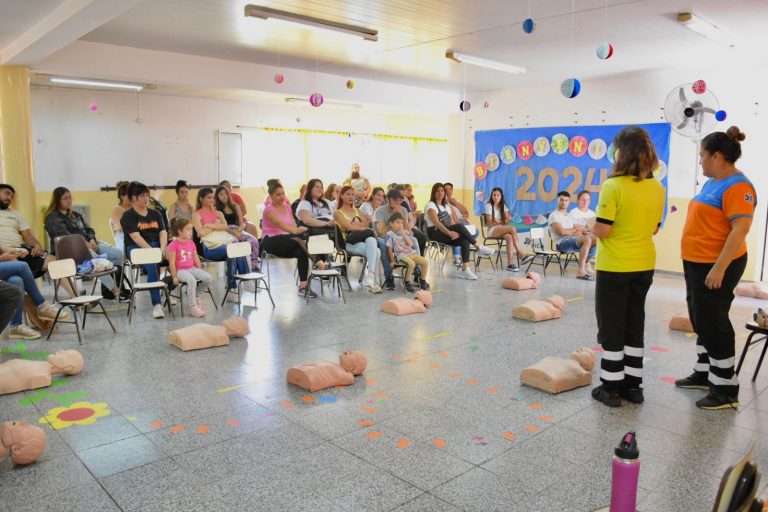 Lanzan charlas de primeros auxilios en Centros de Desarrollo Infantil de General Pico