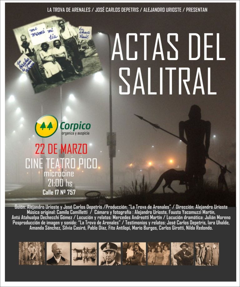 Corpico invita a la proyección gratuita del documental “Actas del Salitral” en conmemoración del Día Nacional de la Memoria, por la Verdad y la Justicia