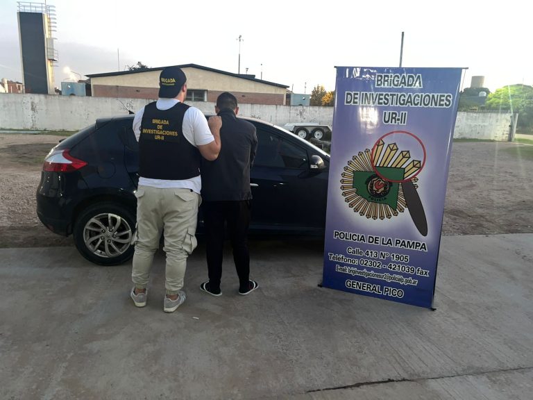 Un hombre acusado de robarle dinero a su pareja en General Pico es detenido en Buenos Aires