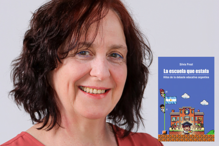 La escritora pampeana Silvia Prost presenta su nuevo libro “La escuela que estafa. Hitos de la debacle educativa argentina”
