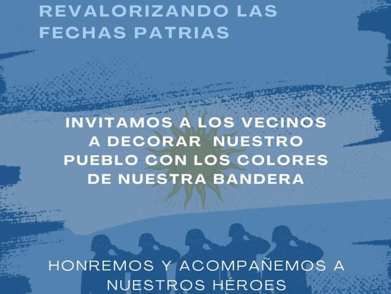 Intendente Alvear conmemora Malvinas e invita al vecino a embanderar las viviendas con los colores celeste y blanco