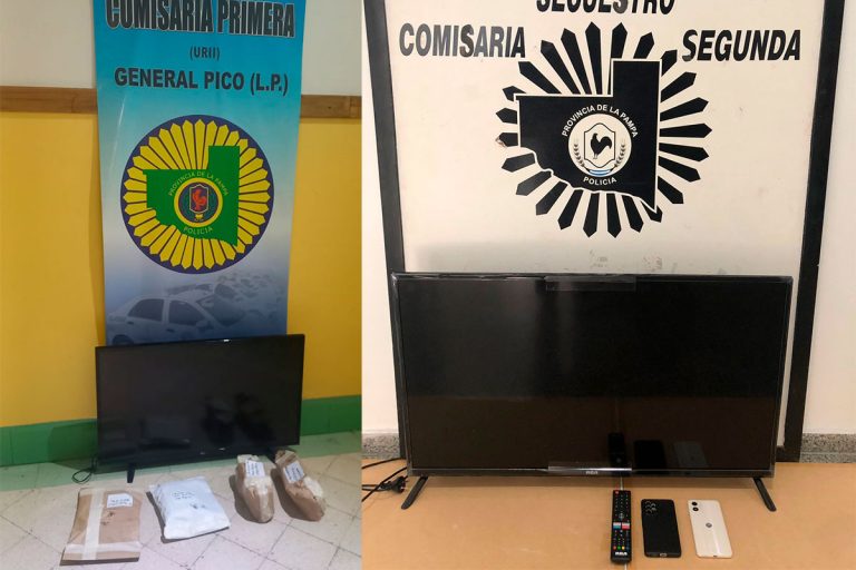 Tras allanamientos detuvieron a un adulto y notificaron a un menor por tres robos en General Pico