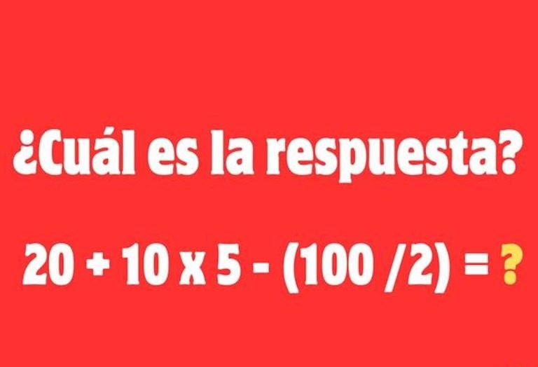 Reto del día: tendrás 10 segundos para descifrar la respuesta de esta prueba matemática