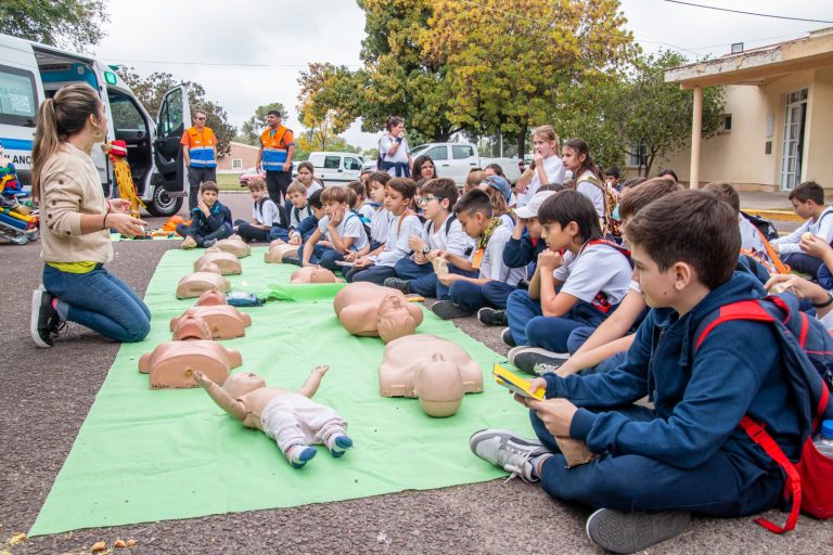 Feria de la Salud: el municipio tuvo su stand a cargo de la Dirección de Prevención y Seguridad Ciudadana