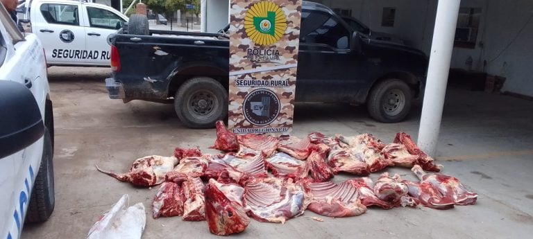 En lo que va del año, la Policía Rural ha decomisado más de 1500 kilos de productos cárnicos fuera de las leyes correspondientes