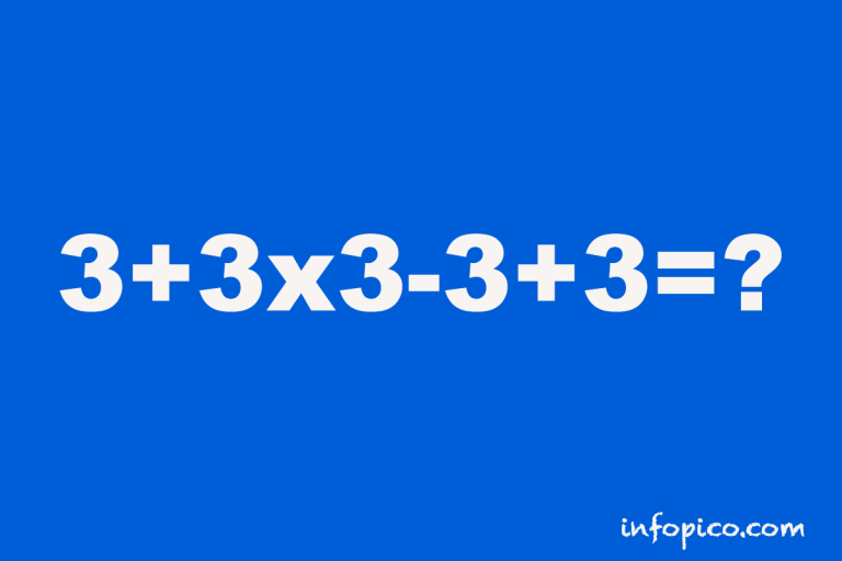 Reto del día: resuelve correctamente este problema mental en 8 segundos