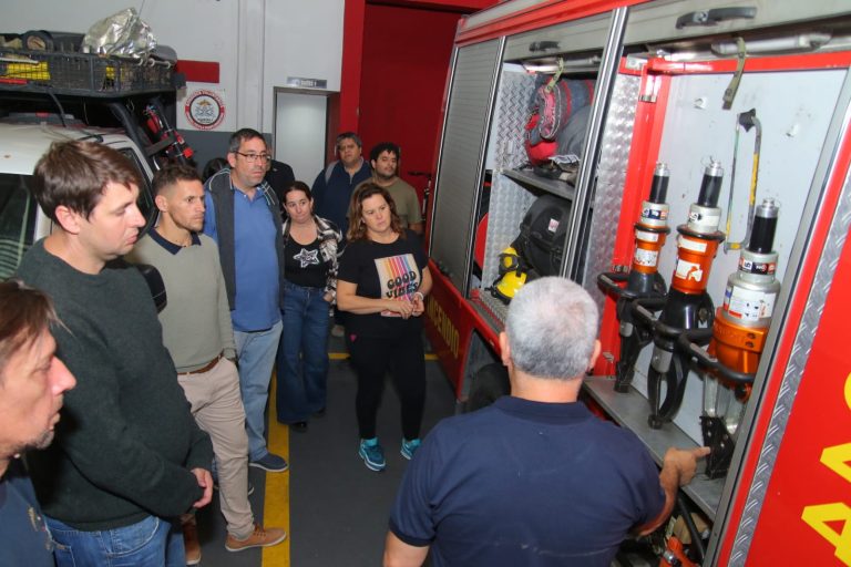 Fernanda Alonso y jefes comunales de localidades vecinas se reunieron con Bomberos de Pico para definir un plan de acción ante emergencias