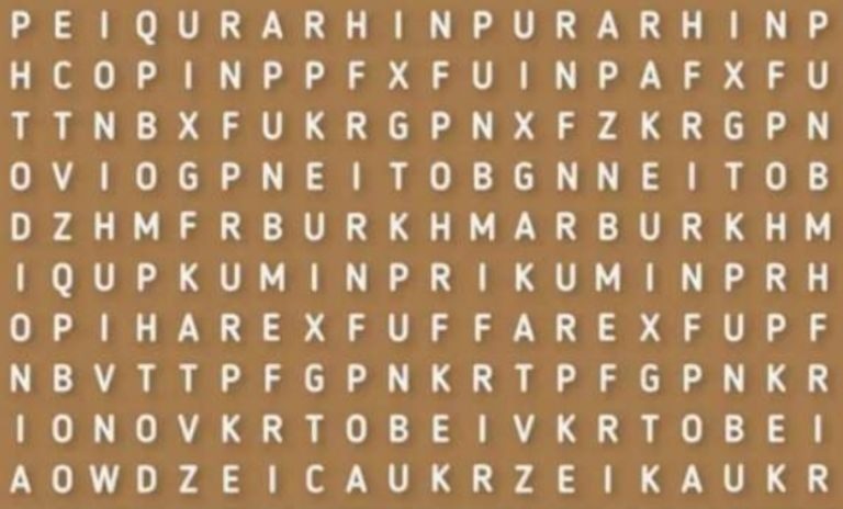 Reto del día: ¿podés encontrar la palabra “confianza”? en esta sopa de letras