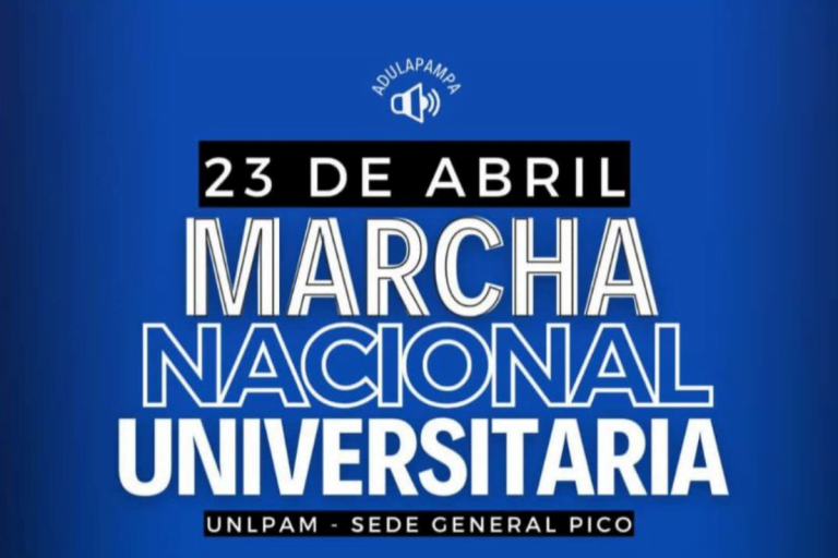 Marcha Federal Universitaria: el cronograma de actividades en General Pico