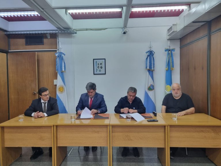 El STJ y Corpico firman contrato por 10 años por un terreno que servirá como depósito judicial