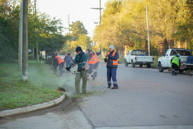Jornada de limpieza en barrio Ranqueles
