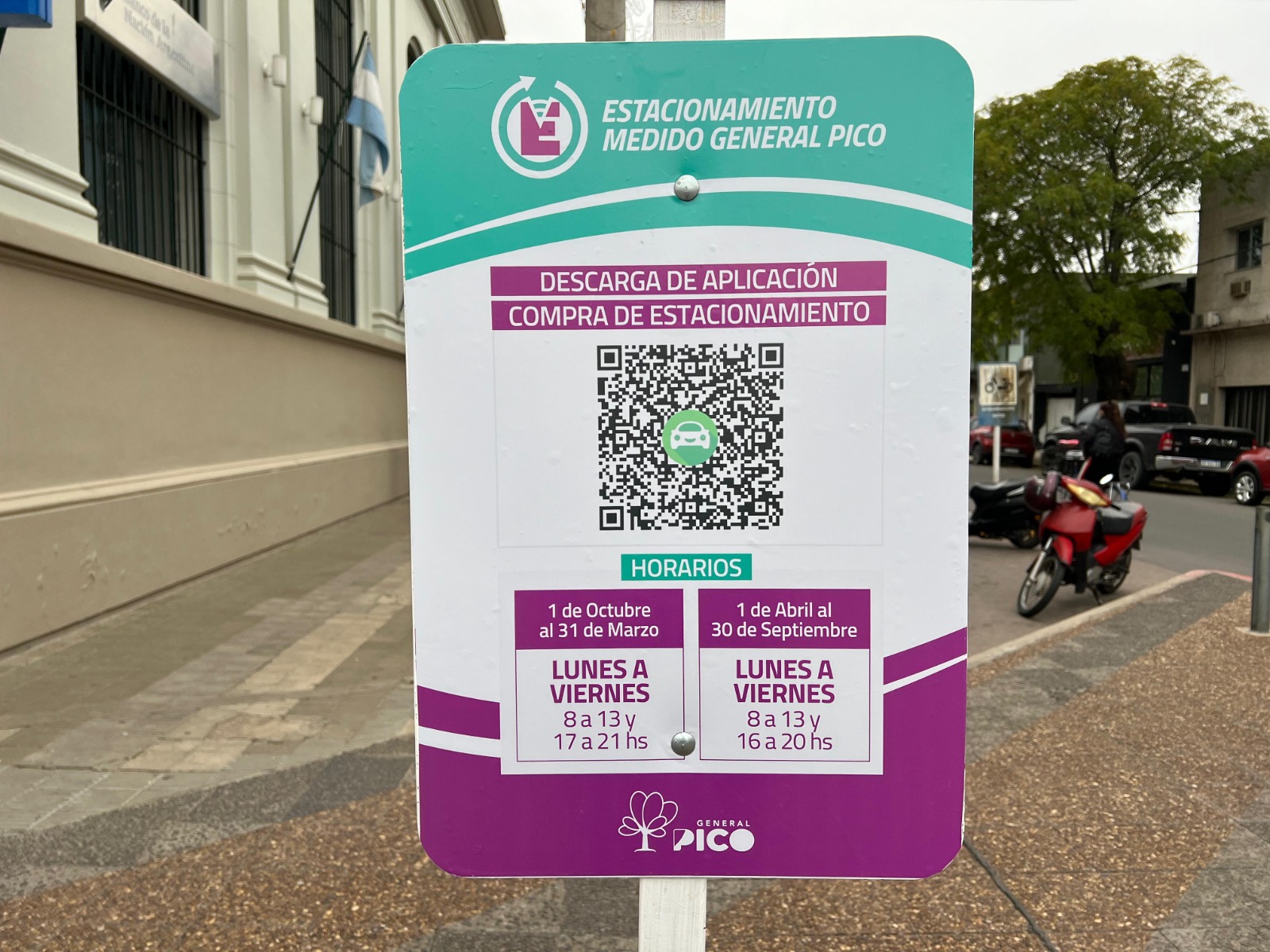 General Pico | Ya se puede pagar el estacionamiento medido por QR sin necesidad de bajar la APP