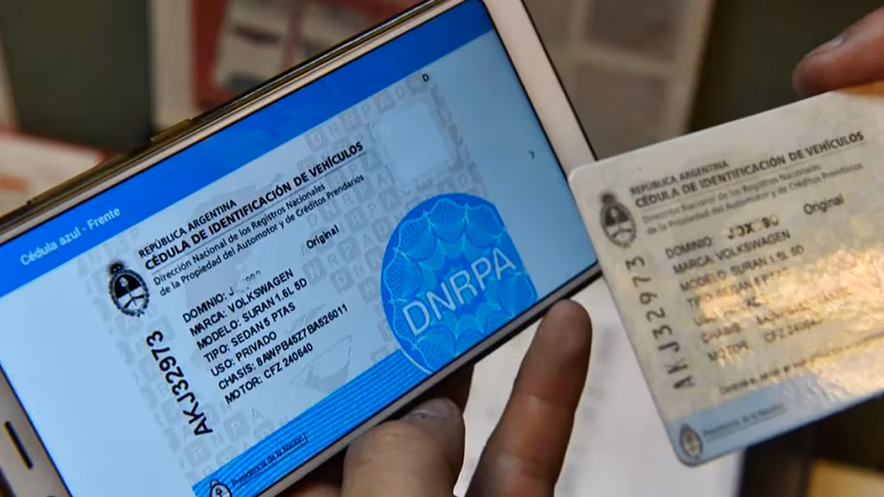 Adiós a la cédula azul: cómo cambiará los trámites de transferencias de vehículos con las nuevas medidas