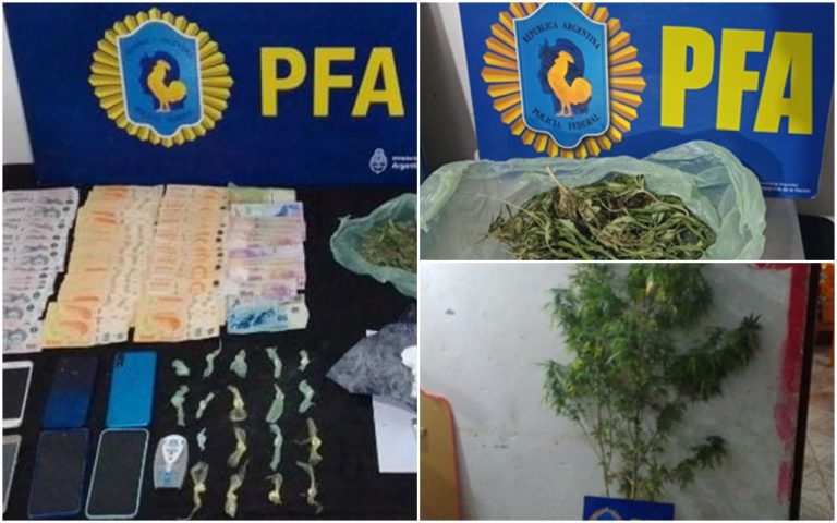 La Policía Federal desbarata un kiosco de drogas que funcionaban en el  barrio Rucci, de la ciudad de General Pico
