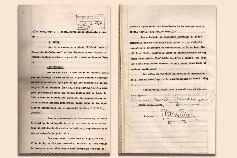 Conmemoración de los 70 años de la primera sentencia del Superior Tribunal de Justicia de La Pampa